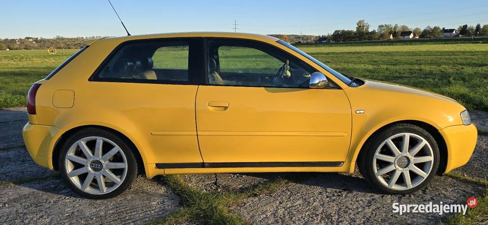 Audi S3 8L 18 T BLPG 210 AMK 2001 YELLOW OKAZJA napęd 4x4 Krasnystaw