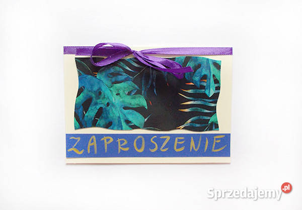 monstera zaproszenie na różne okazje ogólne Białystok