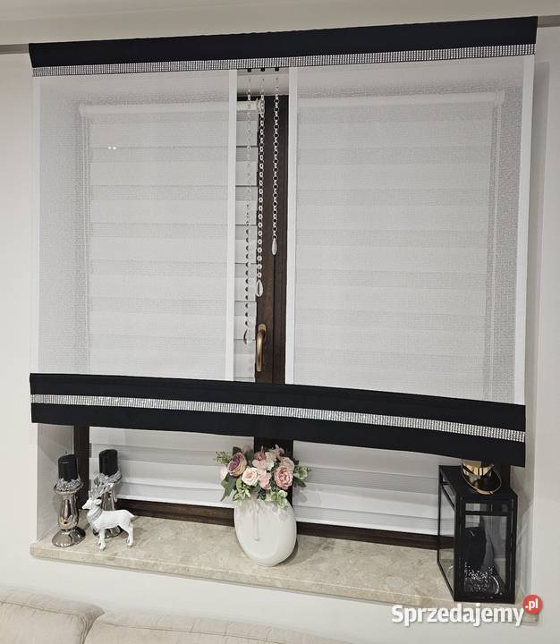 roletka firana z przeszyciami inny kolor Nowa Wieś