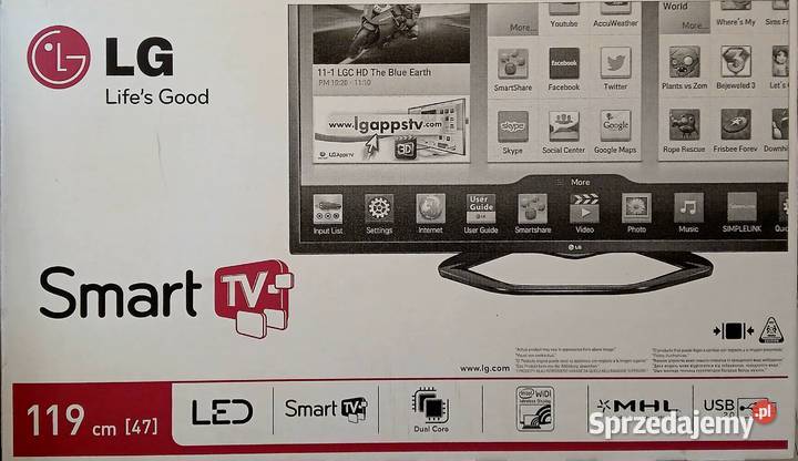 TelewizorMonitor LG 47 LED rozdzielczość 47cale Kraków