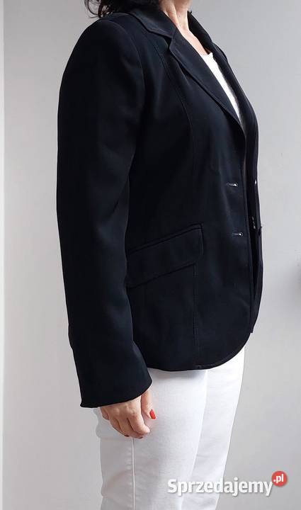 Żakiet marynarka S 36 czarna kieszenie YESSICA mazowieckie Warszawa sprzedam