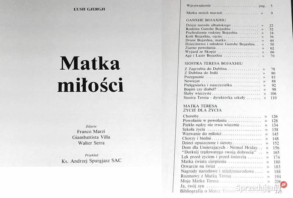 Matka Teresa Matka miłości Lush Gjergji Chełm