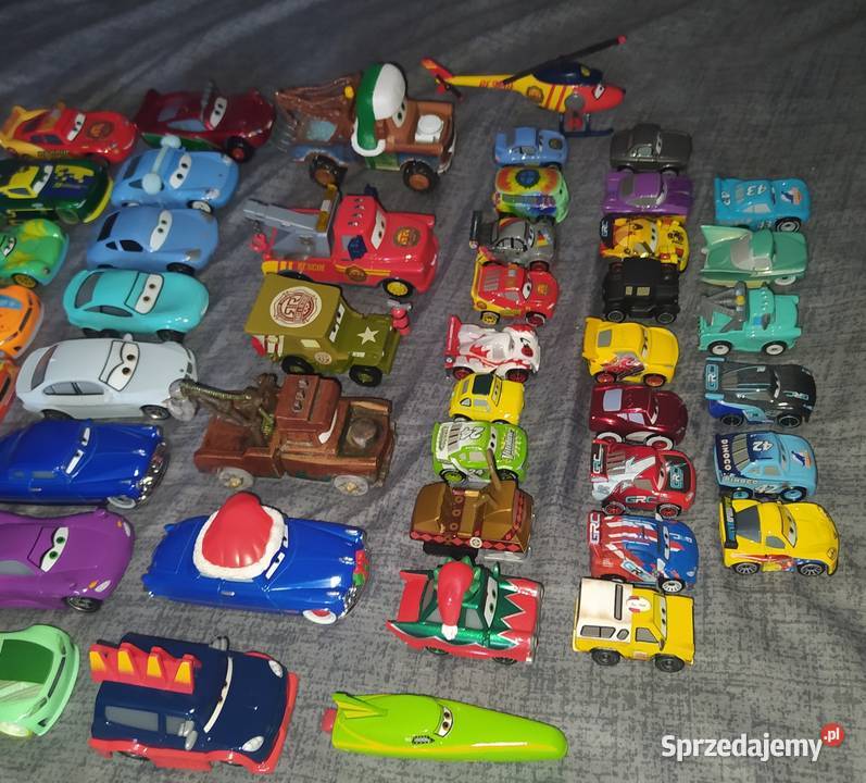 Disney Pixar Cars Auta Mattel 56 sztuk Samochody i pojazdy Gdańsk