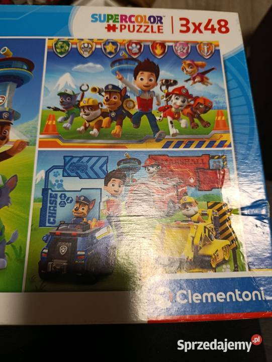 puzzle psi patrol trzy ukladanki Poznań