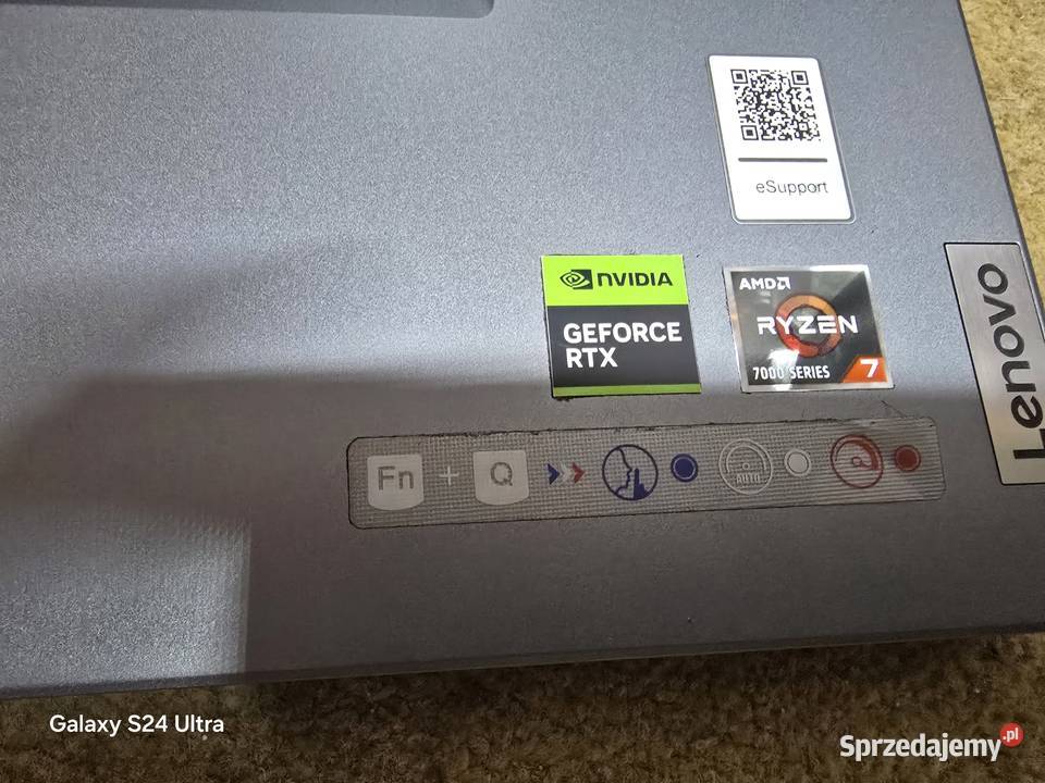 lenovo legion slim5 rtx 4060 ryzen7 pierwszy śląskie Chełm Śląski sprzedam