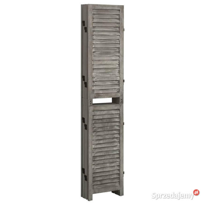 Parawan 6panelowy szary 214x166 lite drewno mazowieckie Warszawa