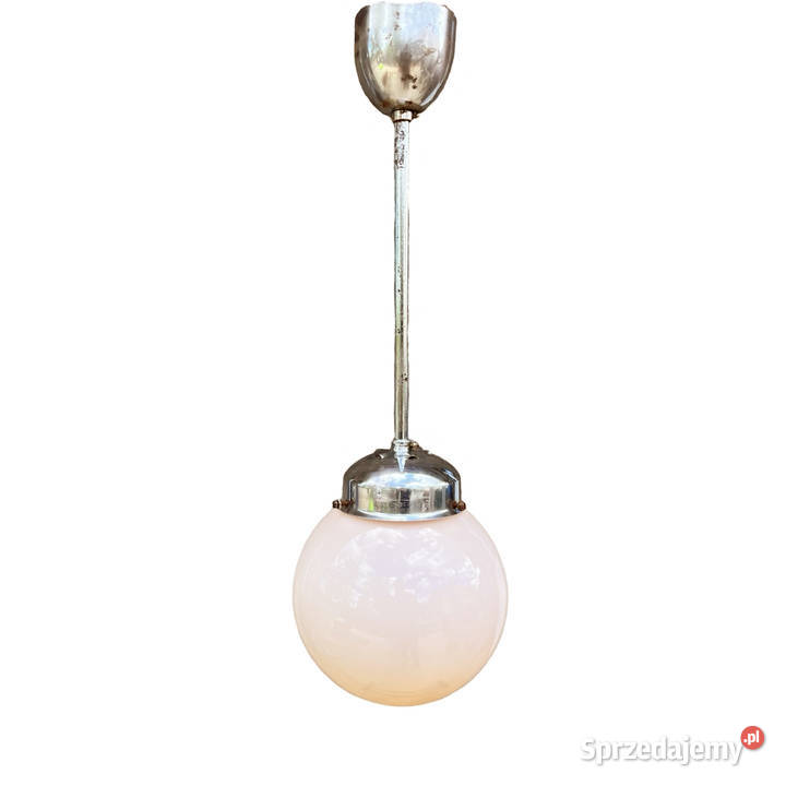 Artdecowska Lampa wisząca Napako Czechosłowacja Warszawa