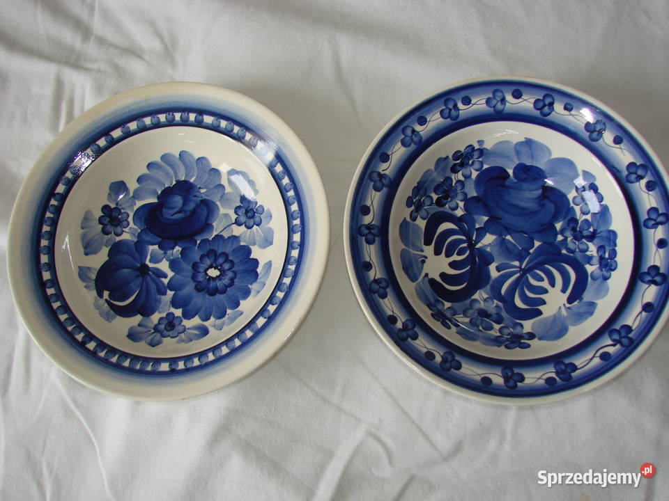 Włocławek fajansowy talerz PRL Pruszcz Gdański sprzedam