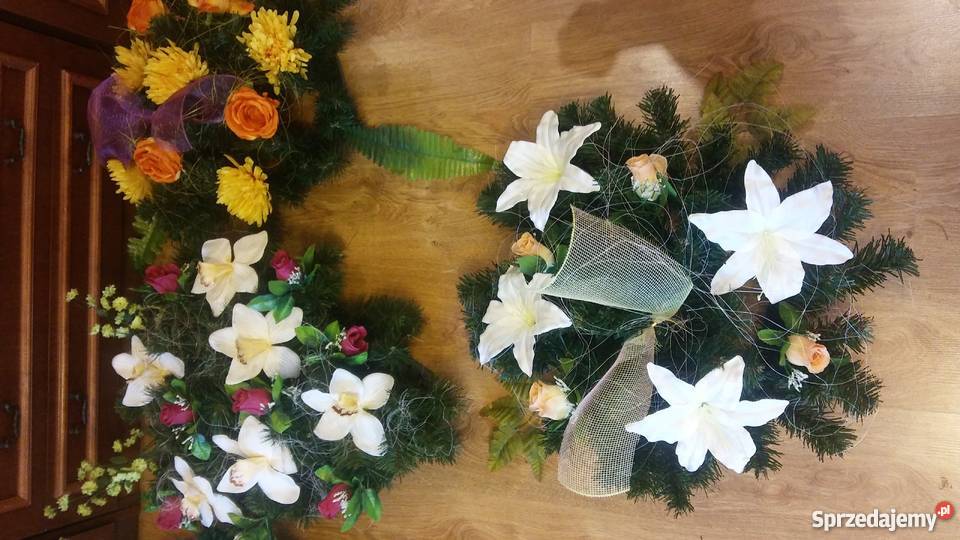 Wieńce wiązanki na cmentarz sprzedaż lubelskie Lublin