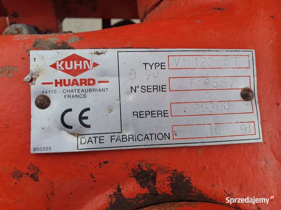 Pług obrotowy KUHN VARIMASTER 122 pięć korpusów Pługi Krasnystaw