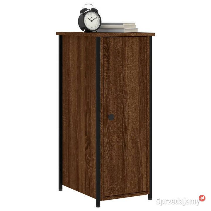 Szafka nocna brązowy dąb 32x42x80 materiał Warszawa sprzedam