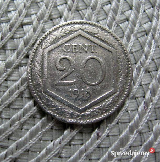 Włochy 20 Centesimi 1918r Kalisz