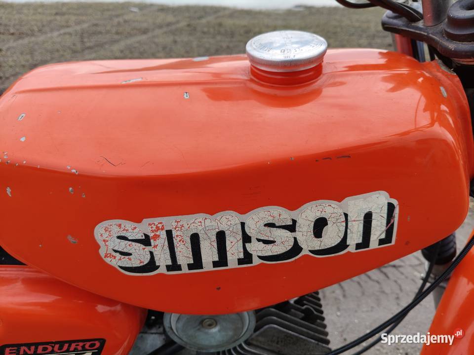 Simson S51 enduro 1984r z dokumentami Pozostałe wielkopolskie