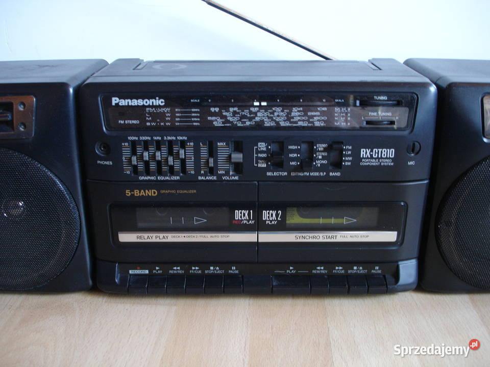 Radiomagnetofon PANASONIC RXCT810 Zielona Góra