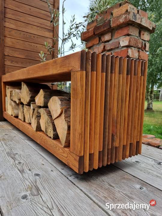 Stojak na drewno kominkowe 3D poziomy 45 x 40 x Kalety sprzedam