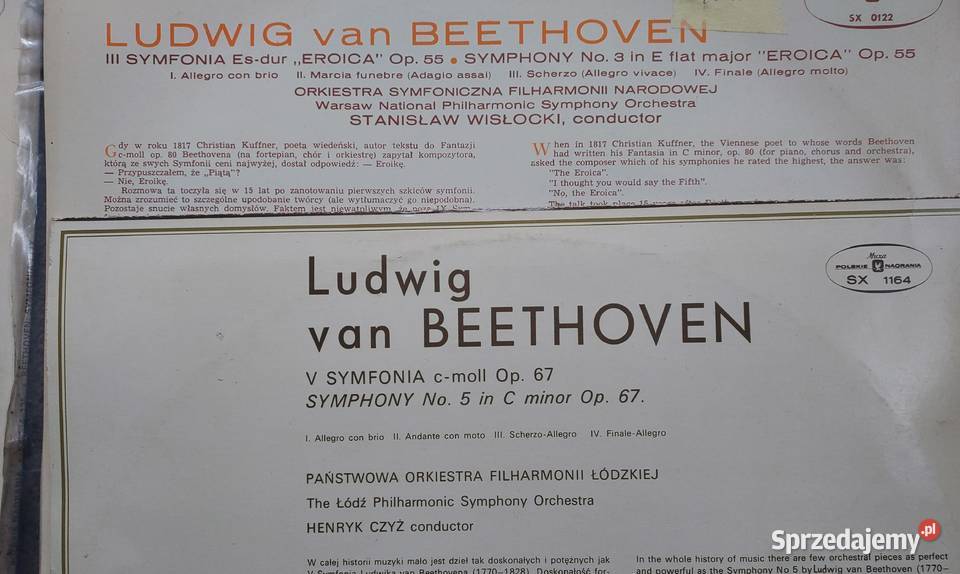 36 Zestaw 5 Płyta winylowa Beethoven sonaty Tczew