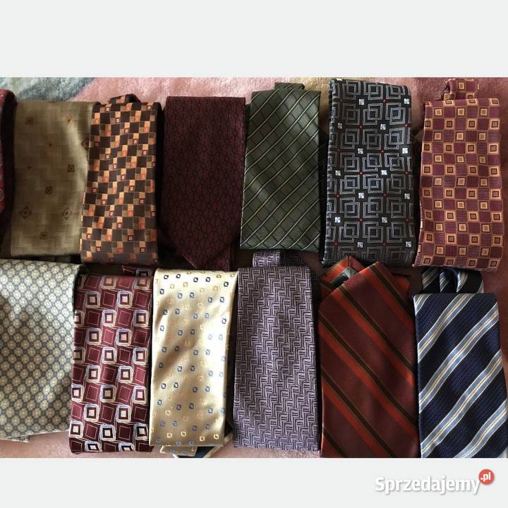 Krawaty jedwabne Charvet Hermes Hugo Boss Calvin Kraków