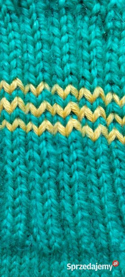 Skarpety damskie ręcznie dziergane Leokadia Rozmiar 35-37 Giżycko sprzedam