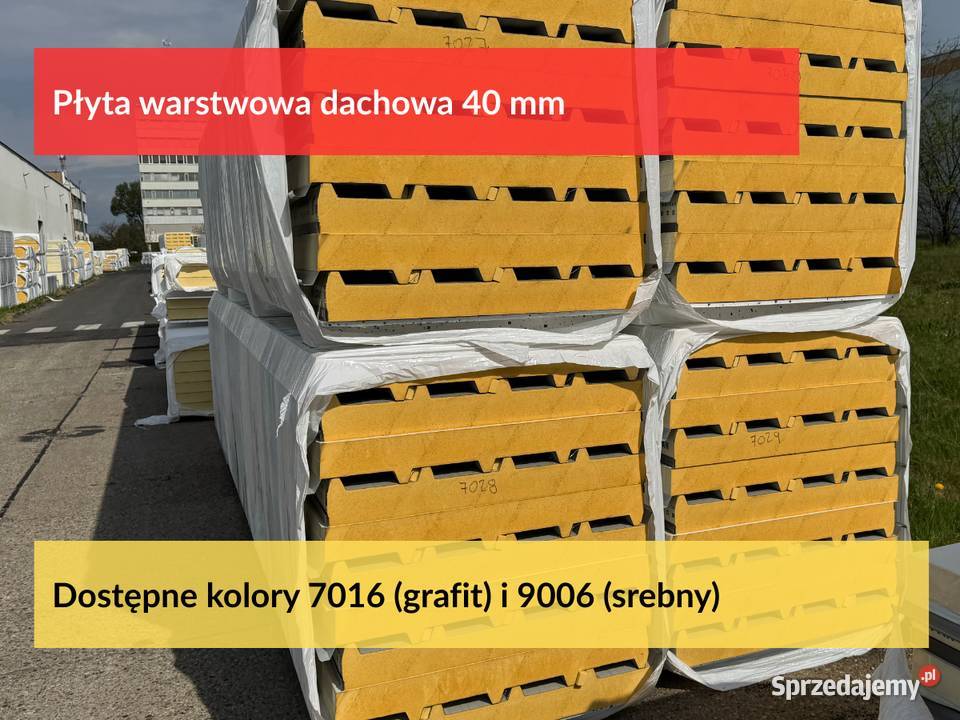 Tania płyta warstwowa dachowa 60mm płyty Puszczykowo