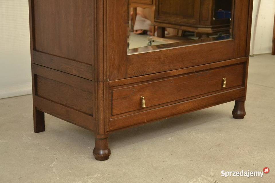 szafa bieliźniarka lustro secesja łódzkie Poddębice sprzedam