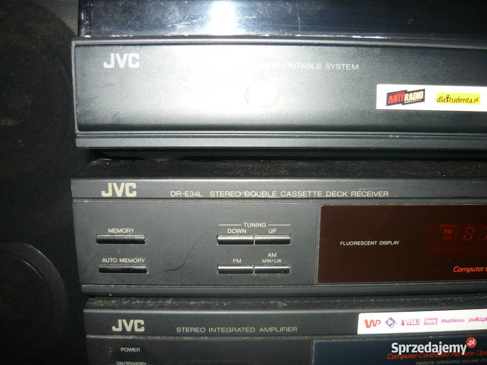 zestaw stereo jvc gramofon ale31 cd xlv242 deck Białystok