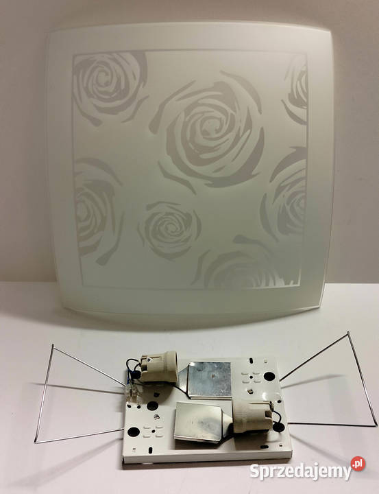 Plafon szklany Nowodvorski Rose8 40x40 2xE27 wielkopolskie Poznań sprzedam