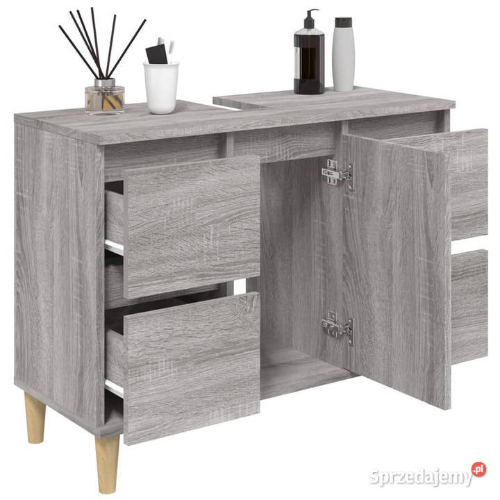 Szafka pod umywalkę szary dąb sonoma 80x33x60 Warszawa