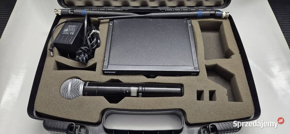 Shure SLX24SM58 Oryginalny zestaw bezprzewodowy Sprzęt estradowy, studyjny i DJ-ski wielkopolskie Konin