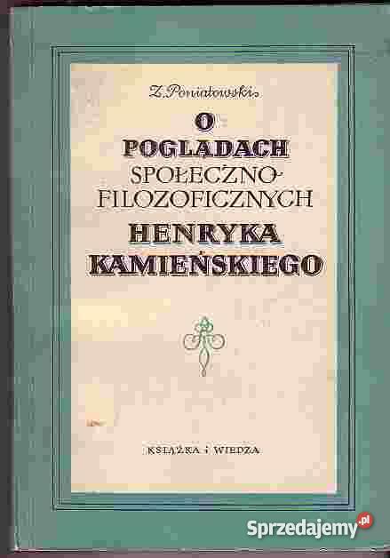 386 O POGLĄDACH SPOŁECZNO FILOZOFICZNYCH HENRYKA Czyrna