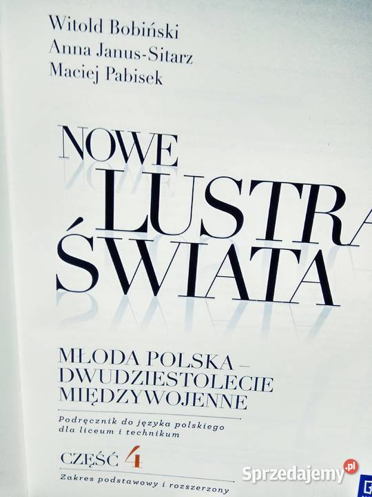 Nowe lustra 4 nowe książki polski podręcznik Warszawa