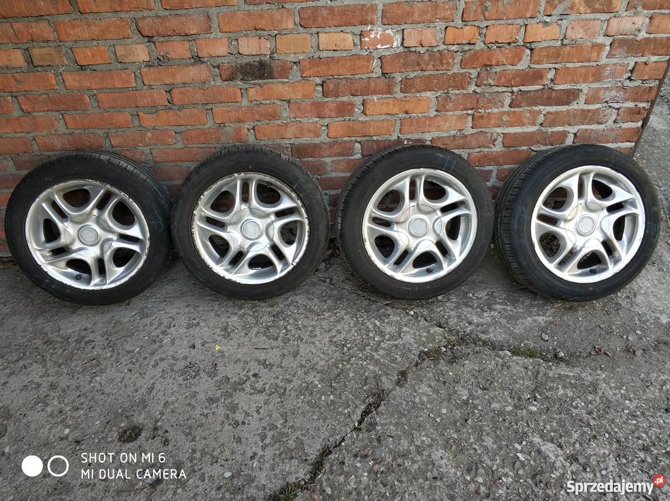 Alufelgi made in UK ET37 z oponami 19550R15 mazowieckie Kobyłka