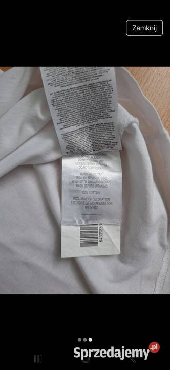 Tshirt koszulka męska r M 100 bawełna zachodniopomorskie Darłowo
