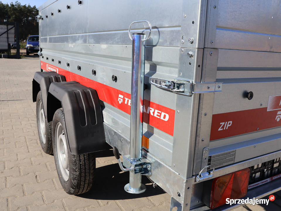 Przyczepka dwuosiowa 264x126 DMC 750 burty sprzedam
