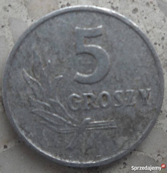 POLSKA5 GROSZY1962 r bzAL Legionowo sprzedam