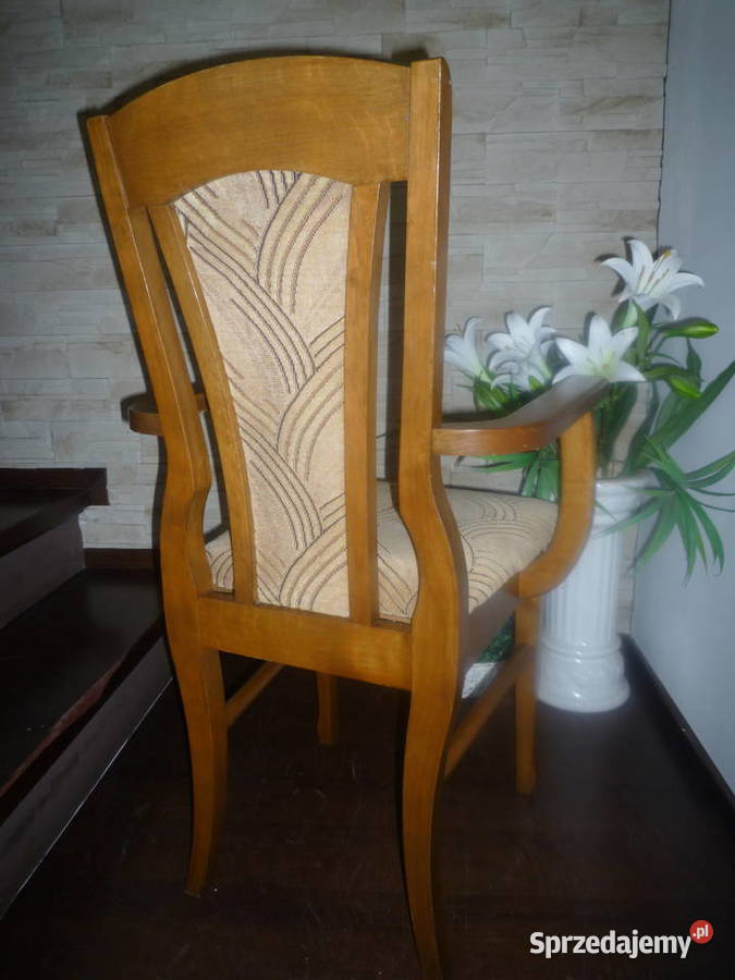 Krzesło z podłokietnikami Ostrzeszów sprzedam