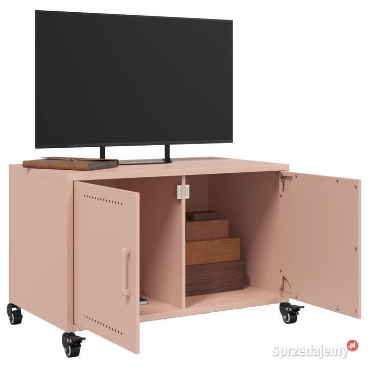 Szafka RTV różowa 68x39x435 stal WM846639 mazowieckie