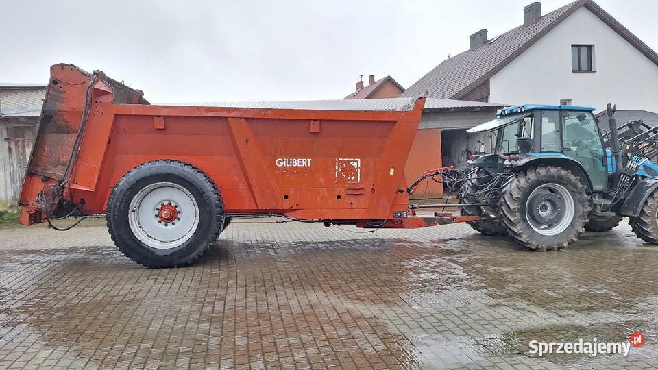 Rozrzutnik obornika Gilibert Helios 15 nieuszkodzony Wizna