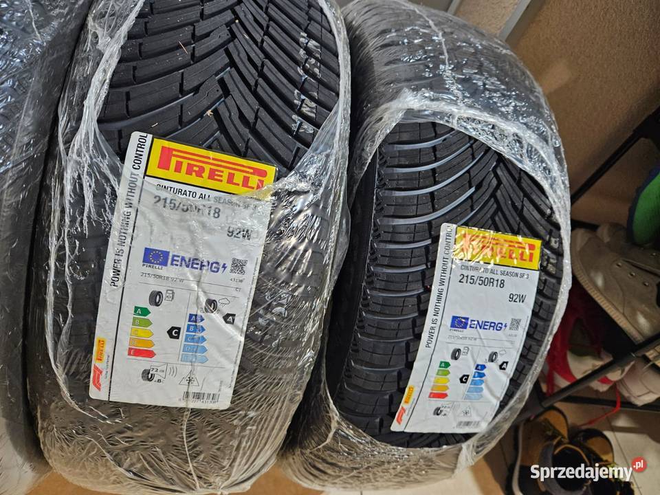 Opony całoroczne Pirelli cinturato all season 50 mazowieckie sprzedam