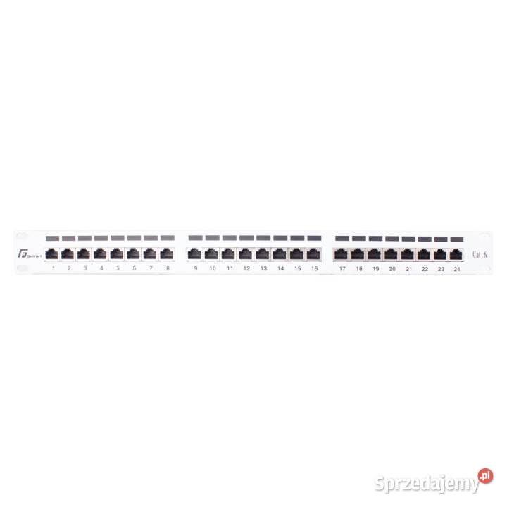 Patch Panel FTP Cat6 24 Porty Szary PGF6FTP24B6G Knurów