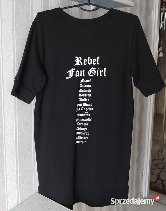 Sukienka tshirt Rebel Fan Girl firmy HM Opole sprzedam