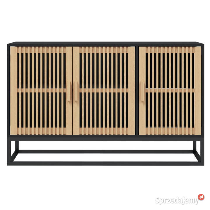Szafka czarna 105x30x65 materiał drewnopochodny