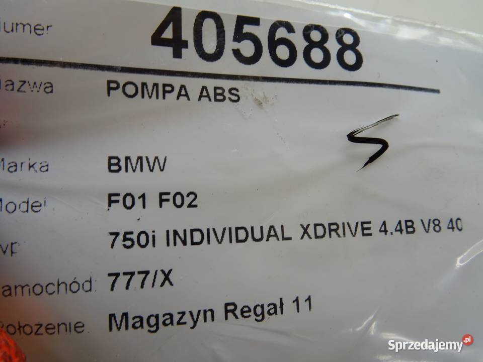 POMPA ABS BMW F01 6851390 44 408 0815