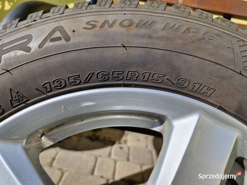 Koła VWSkodaSeat 5x112 65jx15 opony zima 1956515