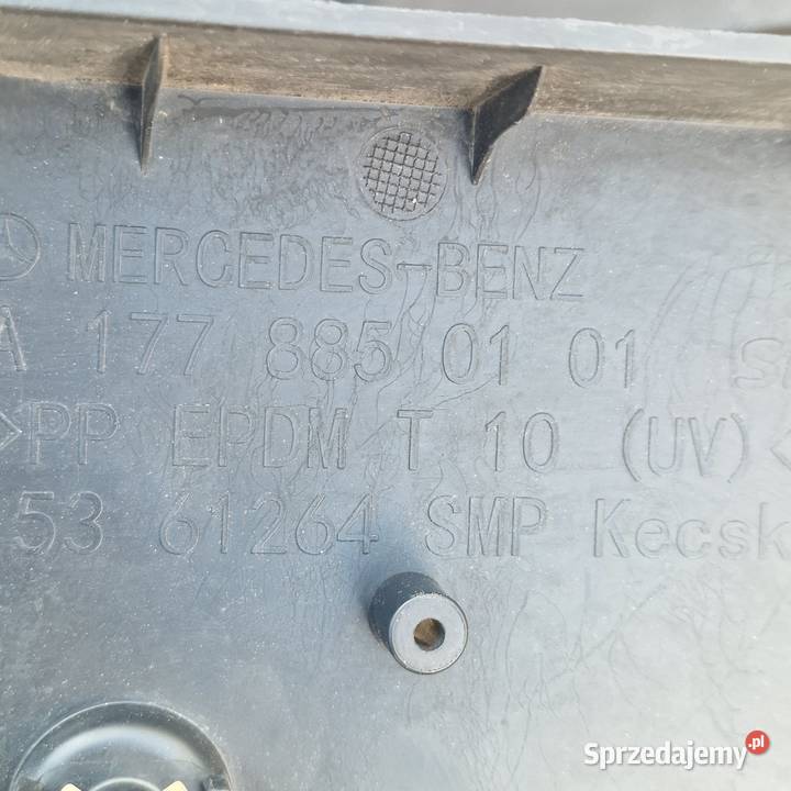 MERCEDES BENZ AKLASA W177 AMG RAMKA POD TABLICĘ osobowe Bieleń