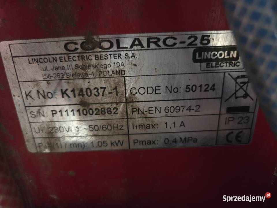 Spawarka Lincoln 425S Powertec podajnik LF24M Dom i Ogród