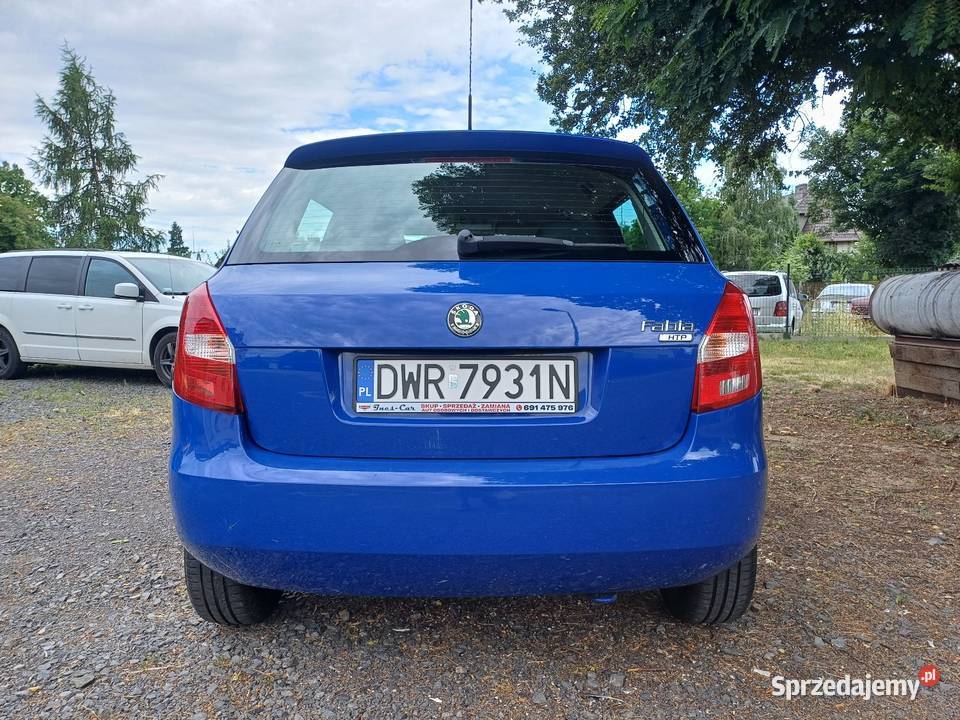 Skoda Fabia II Hatchback 12 MPI 60 2009r Rok produkcji 2009 Fabia Lubin
