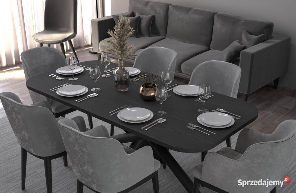 Nowość duży stół 185x90 stelaż pająk 4 kolory Stoły Katowice