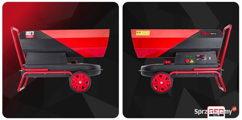 Nagrzewnica olejowa spalinowa dmuchawa termostat