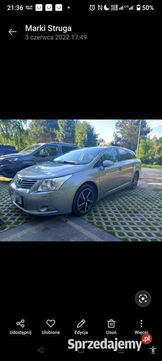Toyota avensis nieuszkodzony Motoryzacja sprzedam