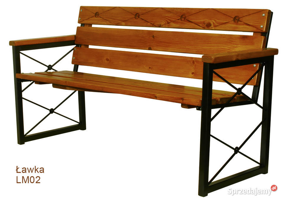 Ławka na metalowych nogach Warszawa sprzedam